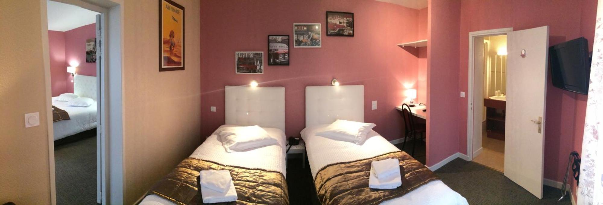 Hotel De L'Aviation La Bourboule Bilik gambar